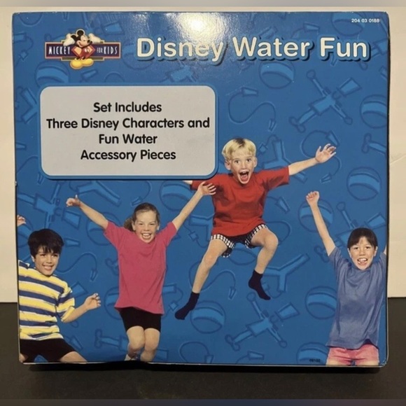 New Vintage 1998 Mickey Mouse For Kids Disney Water Fun Park Play Set Mini Daisy - Picture 2 of 3